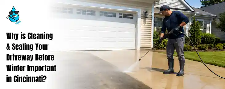 Why is Cleaning and Sealing Your Driveway Before Winter Important in Cincinnati?